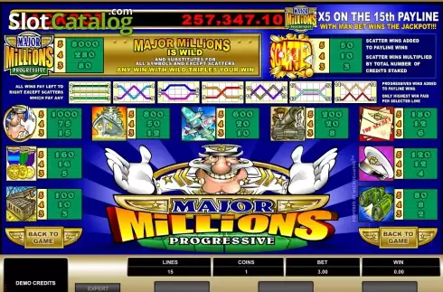 Скрин3. Major Millions слот
