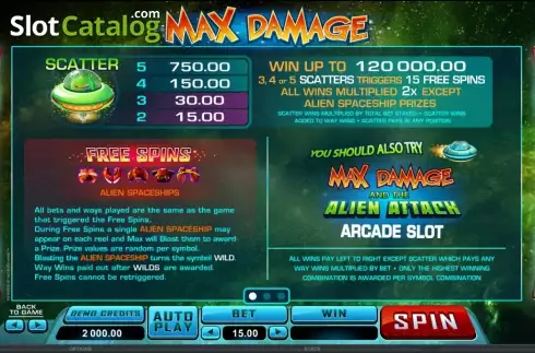 Скрин2. Max Damage слот