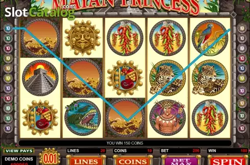 Скрин7. Mayan Princess слот