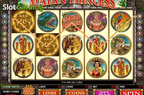 Скрин8. Mayan Princess слот