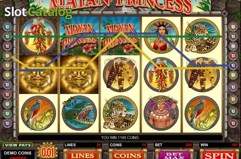 Скрин9. Mayan Princess слот