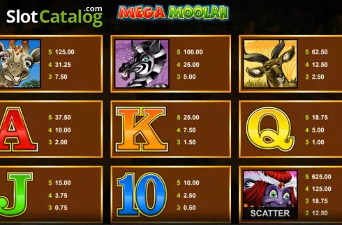 Скрин9. Mega Moolah слот