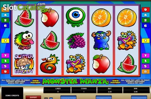 Скрин3. Monster Mania слот