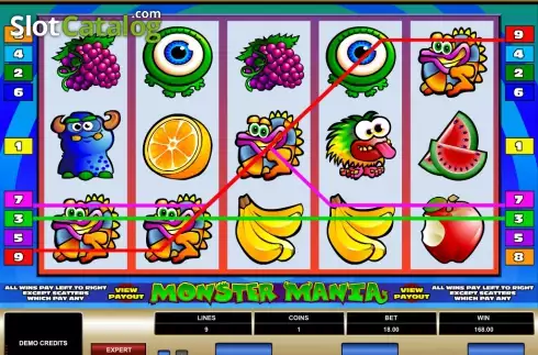 Скрин5. Monster Mania слот