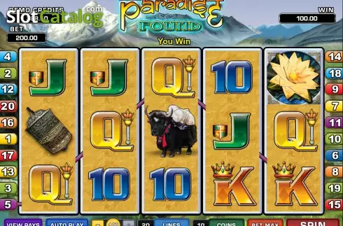Скрин8. Paradise Found слот