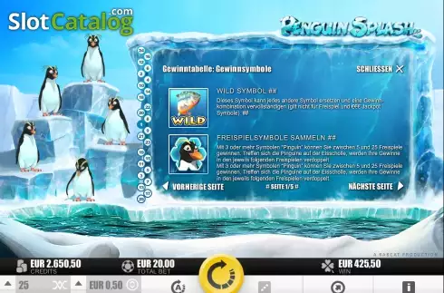 Скрин3. Penguin Splash слот