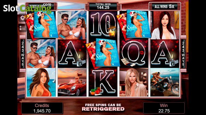 Playboy slot from Microgaming Screen Playboy