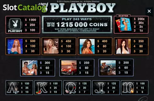 Скрин9. Playboy слот