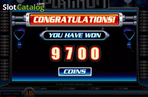 Скрин9. Pure Platinum слот