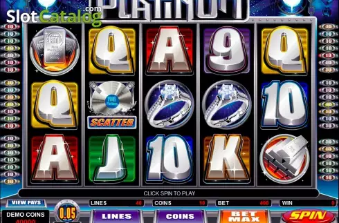 Скрин5. Pure Platinum слот