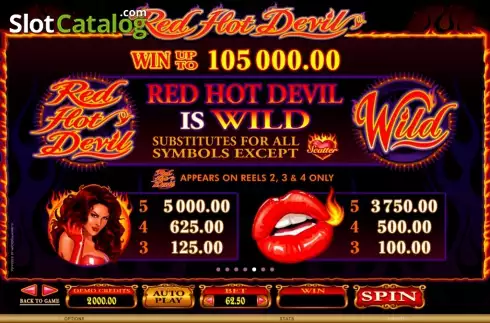 Скрин6. Red Hot Devil слот