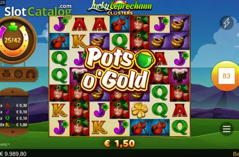 Скрин5. Lucky Leprechaun Clusters слот