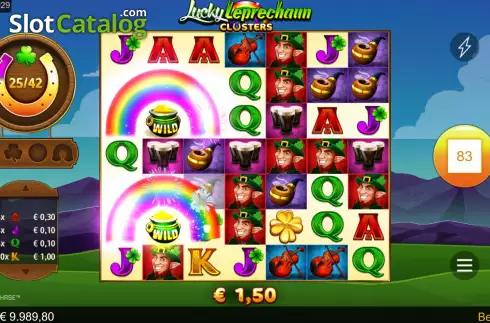 Скрин6. Lucky Leprechaun Clusters слот