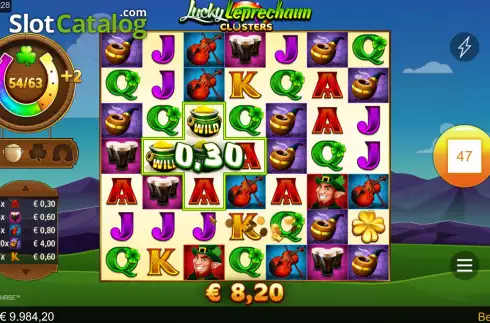 Скрин7. Lucky Leprechaun Clusters слот