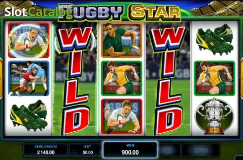 Скрин9. Rugby Star слот