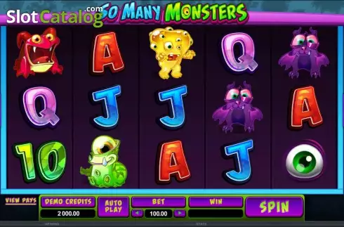 Скрин8. So Many Monsters слот