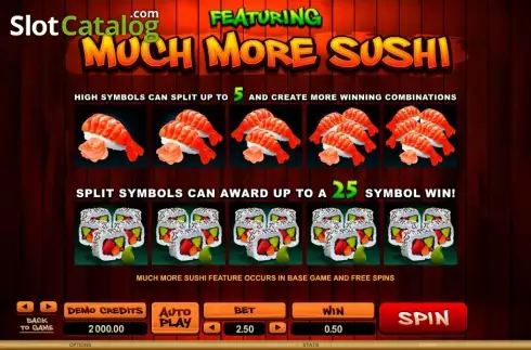 Скрин3. So Much Sushi слот