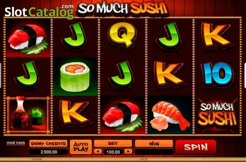 Скрин8. So Much Sushi слот