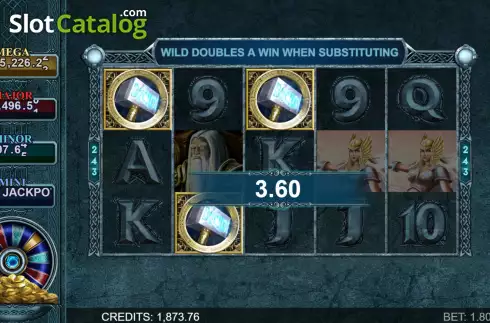 Скрин6. Thunderstruck II Mega Moolah слот