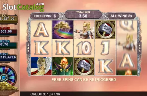 Скрин8. Thunderstruck II Mega Moolah слот