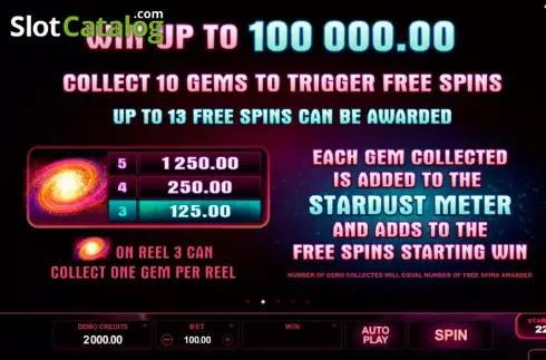 Скрин4. Star Dust (Microgaming) слот