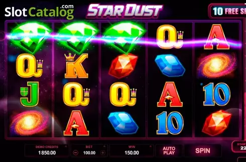 Скрин9. Star Dust (Microgaming) слот