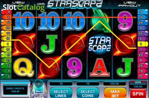 Скрин4. Starscape слот