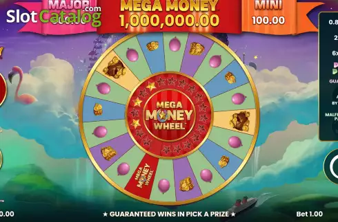 Скрин2. Mega Money Wheel слот