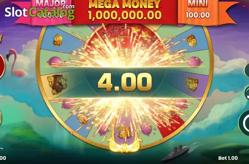 Скрин4. Mega Money Wheel слот