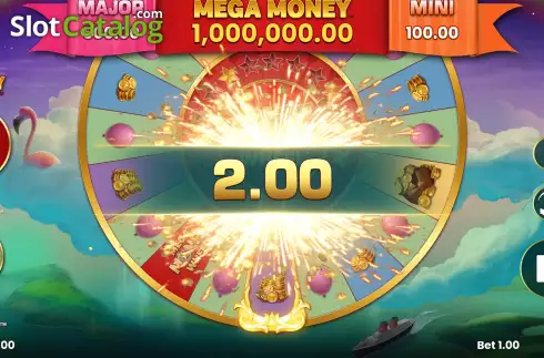 Скрин5. Mega Money Wheel слот