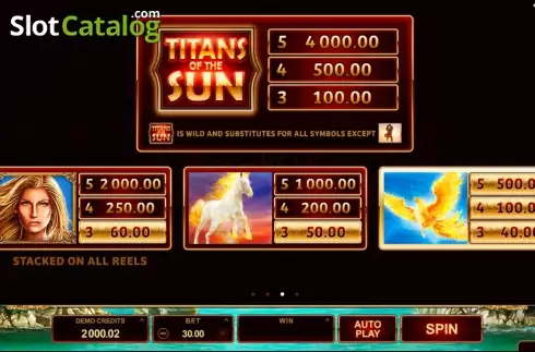 Скрин4. Titans of the Sun Theia слот