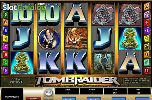 Скрин3. Tomb Raider слот
