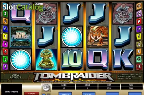 Скрин5. Tomb Raider слот