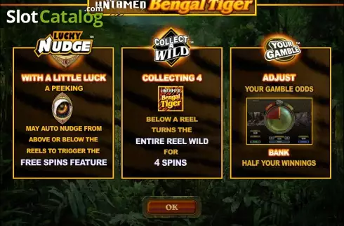 Скрин2. Untamed Bengal Tiger слот