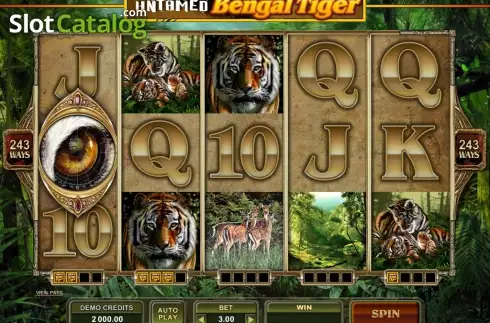 Скрин8. Untamed Bengal Tiger слот
