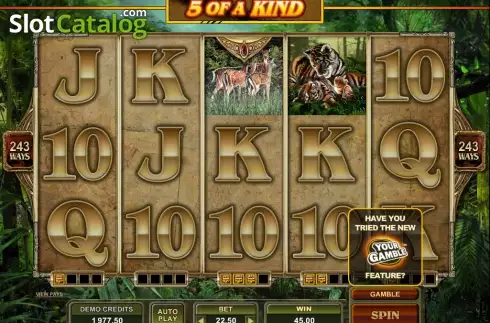 Скрин9. Untamed Bengal Tiger слот