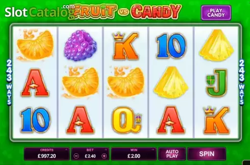 Скрин3. Fruit vs Candy слот