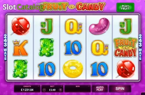 Скрин8. Fruit vs Candy слот
