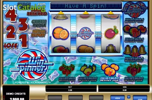Скрин2. Win Spinner слот