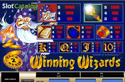 Скрин2. Winning Wizards слот