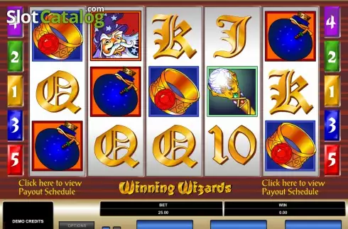 Скрин3. Winning Wizards слот