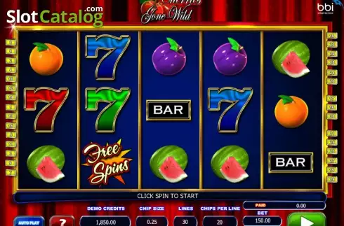 Скрин2. Cherries Gone Wild слот