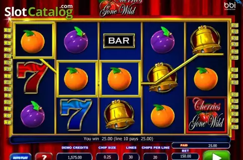 Скрин3. Cherries Gone Wild слот