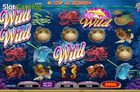 Скрин2. Dolphin Quest слот