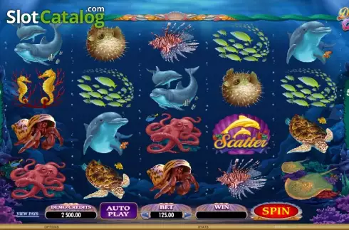 Скрин3. Dolphin Quest слот