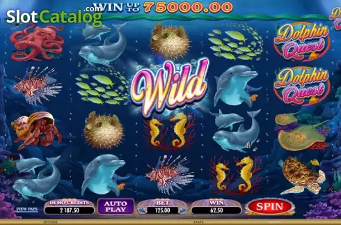 Скрин4. Dolphin Quest слот