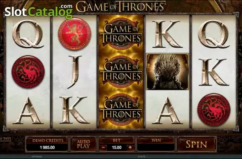 Скрин7. Game of Thrones 15 lines слот