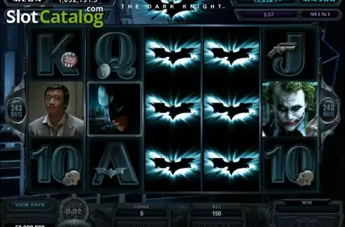 Скрин2. The Dark Knight (Microgaming) слот