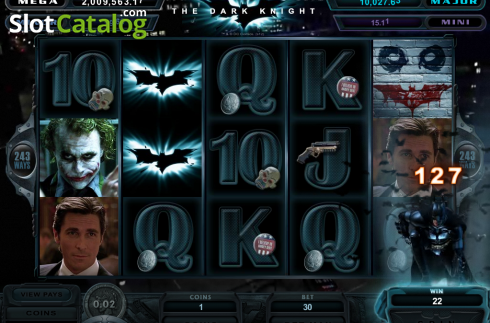 Скрин3. The Dark Knight (Microgaming) слот