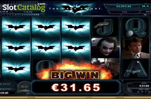 Скрин5. The Dark Knight (Microgaming) слот